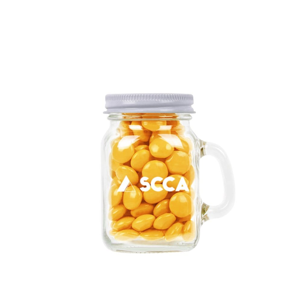 Add Your Logo: Mini Mason Chocolate Jars