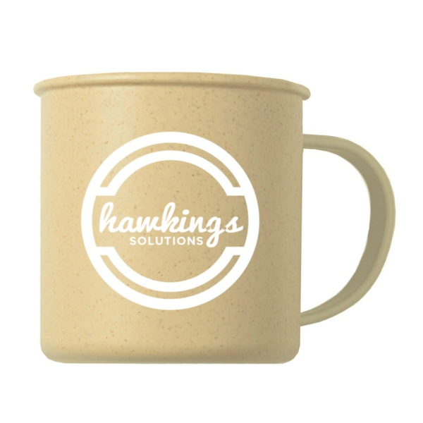 Add Your Logo: Eco-Friendly Wheat Mug