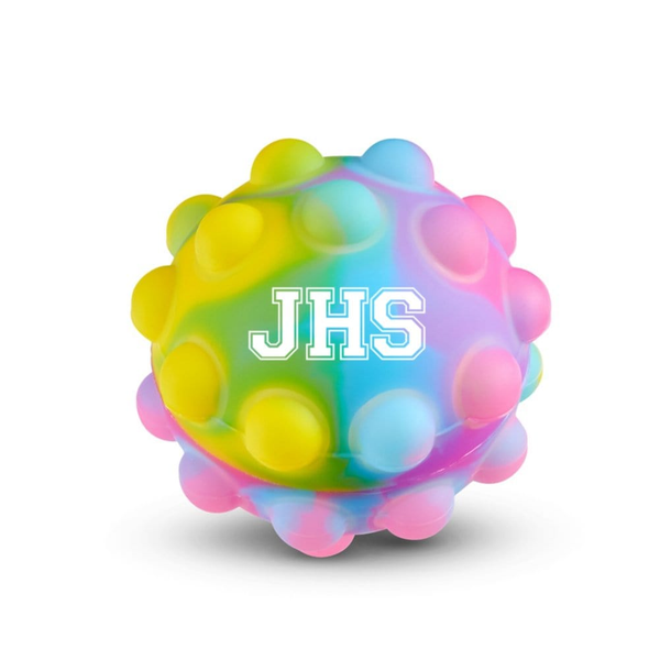 Add Your Logo: Tie Dye Stress Relief Bubble Ball