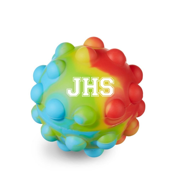 Add Your Logo: Tie Dye Stress Relief Bubble Ball