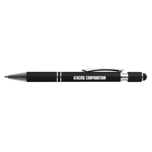 Add Your Logo: Siena Executive Spin Top Stylus Pen