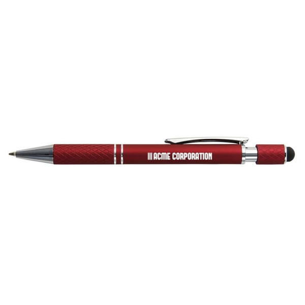 Add Your Logo: Siena Executive Spin Top Stylus Pen