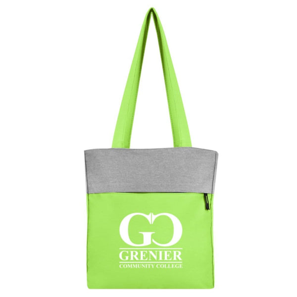Add Your Logo: Heathered Hue Tote Bag