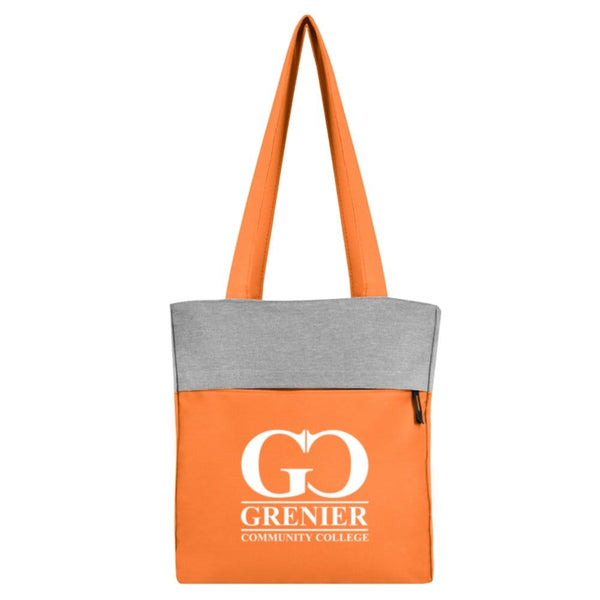 Add Your Logo: Heathered Hue Tote Bag