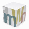 Adhesive Note Cube - Teamwork, customizable branded office supplies > general office supplies > paper products > notebooks & 