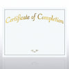 Foil Certificate Paper - Certificate of Completion