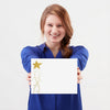 Foil-Stamped Certificate Paper - Gold Shooting Star - 50pk