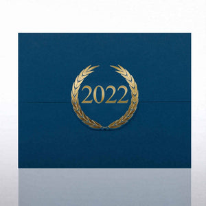Foil-Stamped Certificate Folder - Laurels - 2022