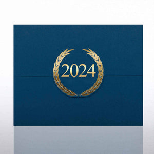 Foil-Stamped Certificate Folder - Laurels - 2024