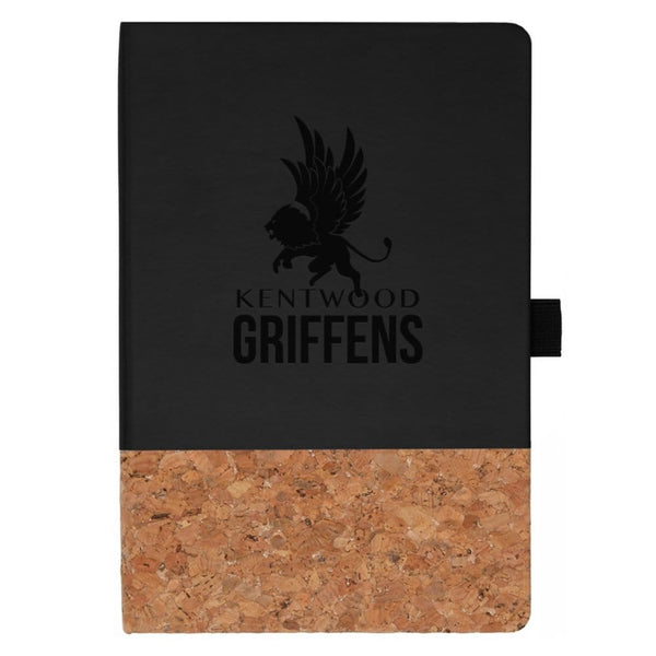 Add Your Logo:  Cork Accent Journal