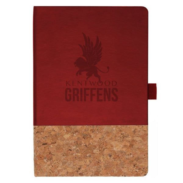 Add Your Logo:  Cork Accent Journal