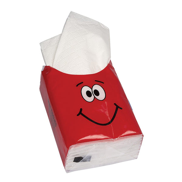 Add Your Logo: Goofy Guy Pocket Tissue