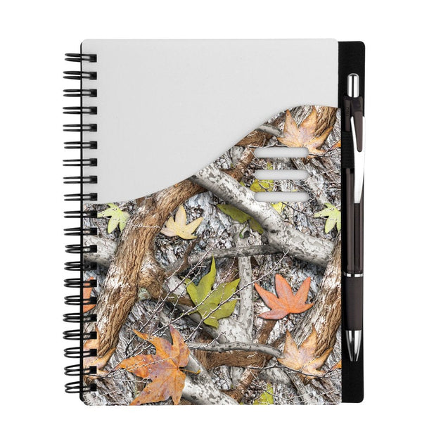 Add Your Logo: Color Wave Notebook