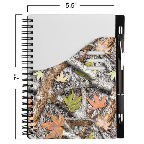 Add Your Logo: Color Wave Notebook