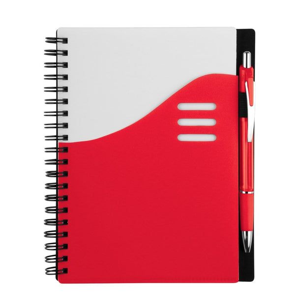Add Your Logo: Color Wave Notebook