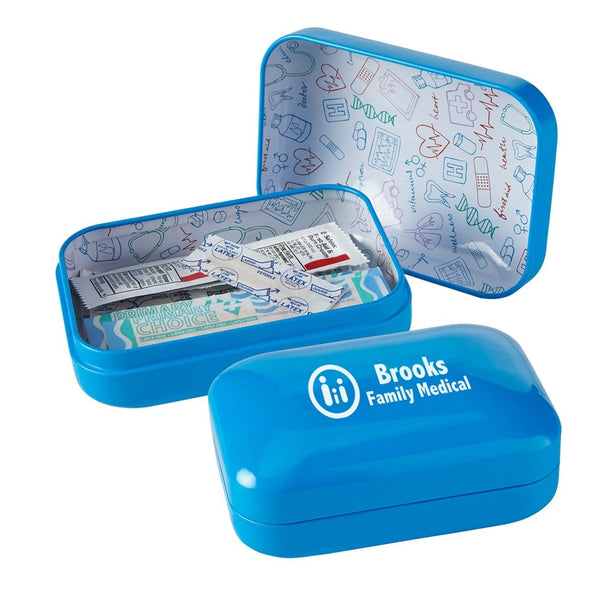 Add Your Logo: Rapid Care&#8482; First Aid Tin