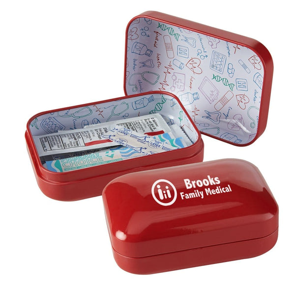 Add Your Logo: Rapid Care&#8482; First Aid Tin