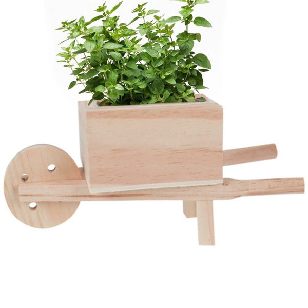 Add Your Logo: Wooden Wheel Barrow Blossom Kit