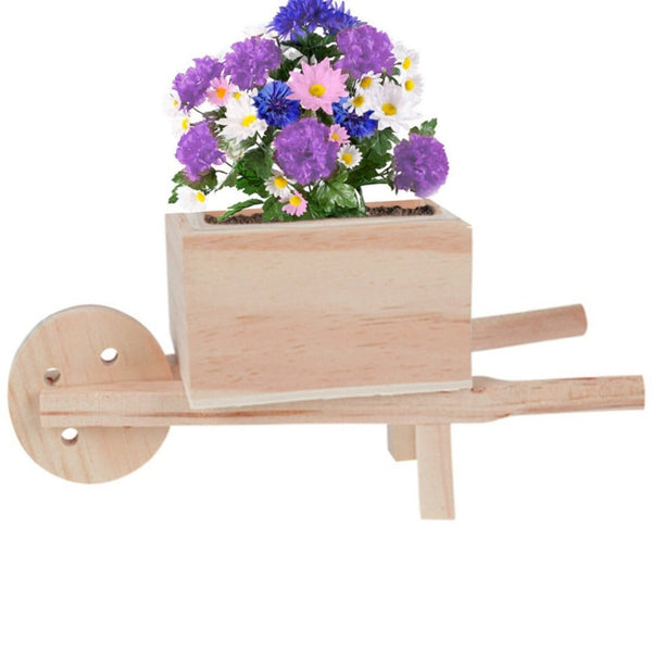 Add Your Logo: Wooden Wheel Barrow Blossom Kit