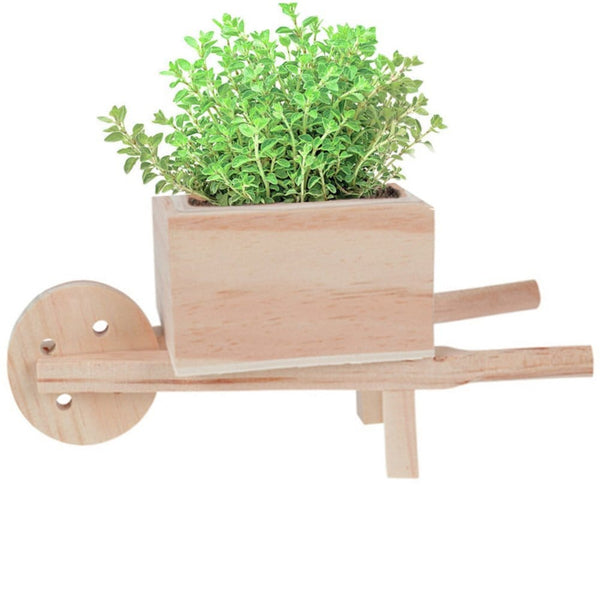 Add Your Logo: Wooden Wheel Barrow Blossom Kit