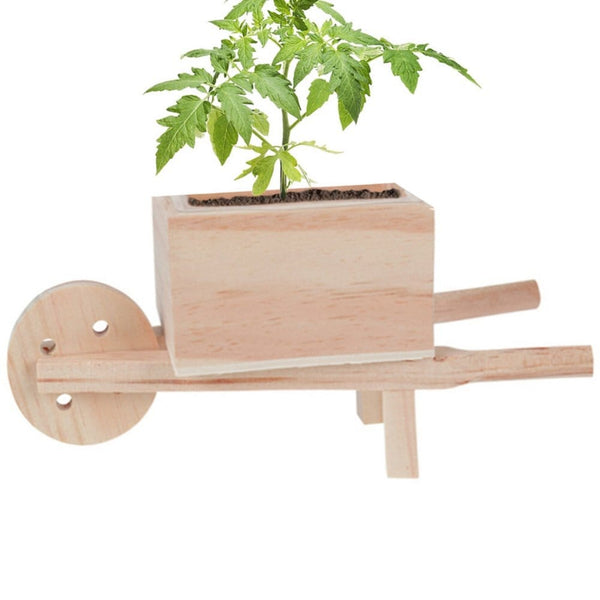 Add Your Logo: Wooden Wheel Barrow Blossom Kit