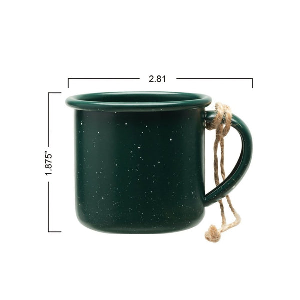 Add Your Logo: Mini Campfire Mug Ornament