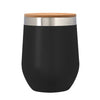 Add Your Logo:12 oz. Wine Stainless Tumbler with Bamboo Lid - disco
