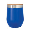 Add Your Logo:12 oz. Wine Stainless Tumbler with Bamboo Lid - disco