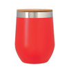 Add Your Logo:12 oz. Wine Stainless Tumbler with Bamboo Lid - disco