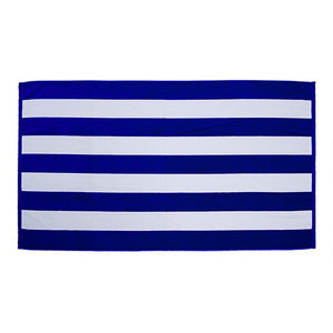 Add Your Logo: Cabana Stripe Beach  Towel