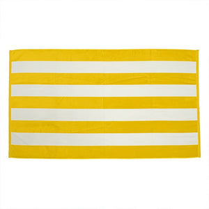 Add Your Logo: Cabana Stripe Beach  Towel
