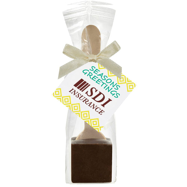 Add Your Logo: Hot Chocolate on a Spoon