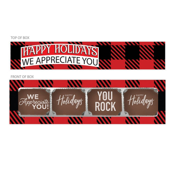 Add Your Logo: Holiday Chocolate Box