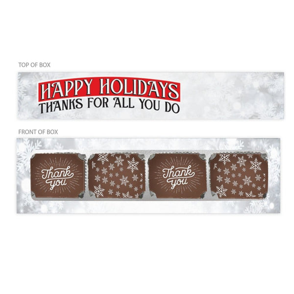 Add Your Logo: Holiday Chocolate Box