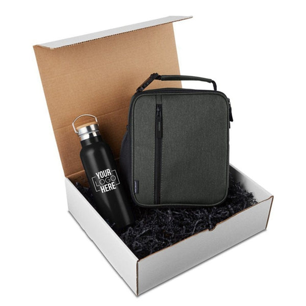 Add Your Logo: Sip and Snack Set