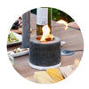 Add Your Logo: Concrete Classic Tabletop Fire Pit