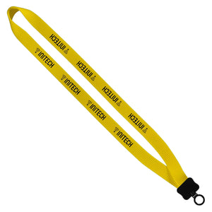 Add Your Logo: Smooth Lanyard with O-Ring