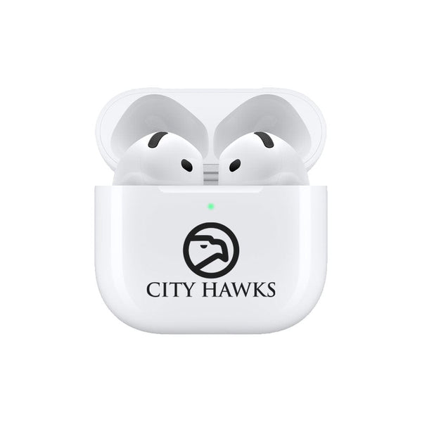 AirPods 4ゴーストロゴ付き Add Your Logo: Apple™ AirPods 4 with Noise Cancellation - Baudville