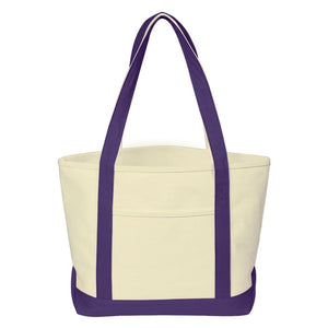 Add Your Logo: Trader's Cotton Canvas Tote Bag