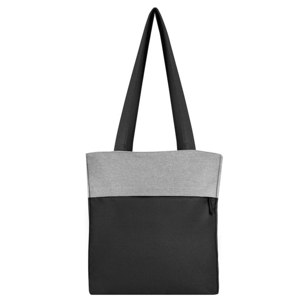 Add Your Logo: Heathered Hue Tote Bag