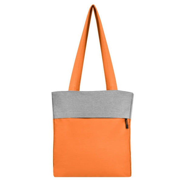Add Your Logo: Heathered Hue Tote Bag