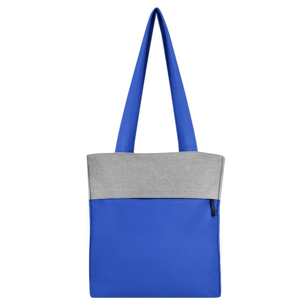 Add Your Logo: Heathered Hue Tote Bag