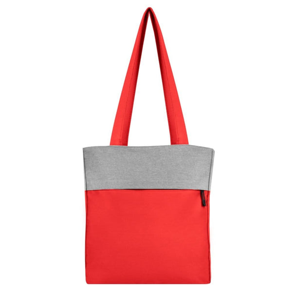 Add Your Logo: Heathered Hue Tote Bag