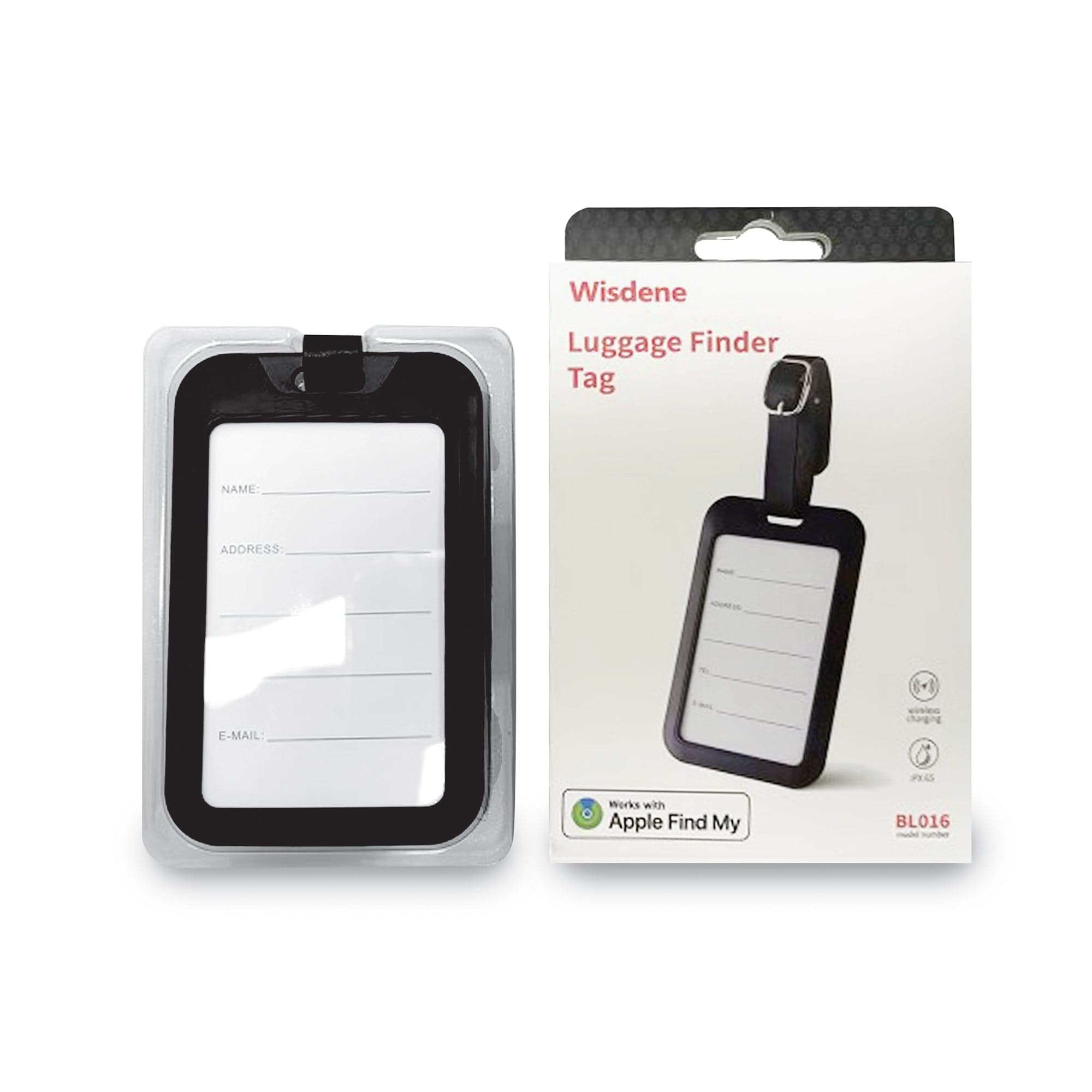 Add Your Logo: Rechargeable Find My Luggage Tag - Baudville