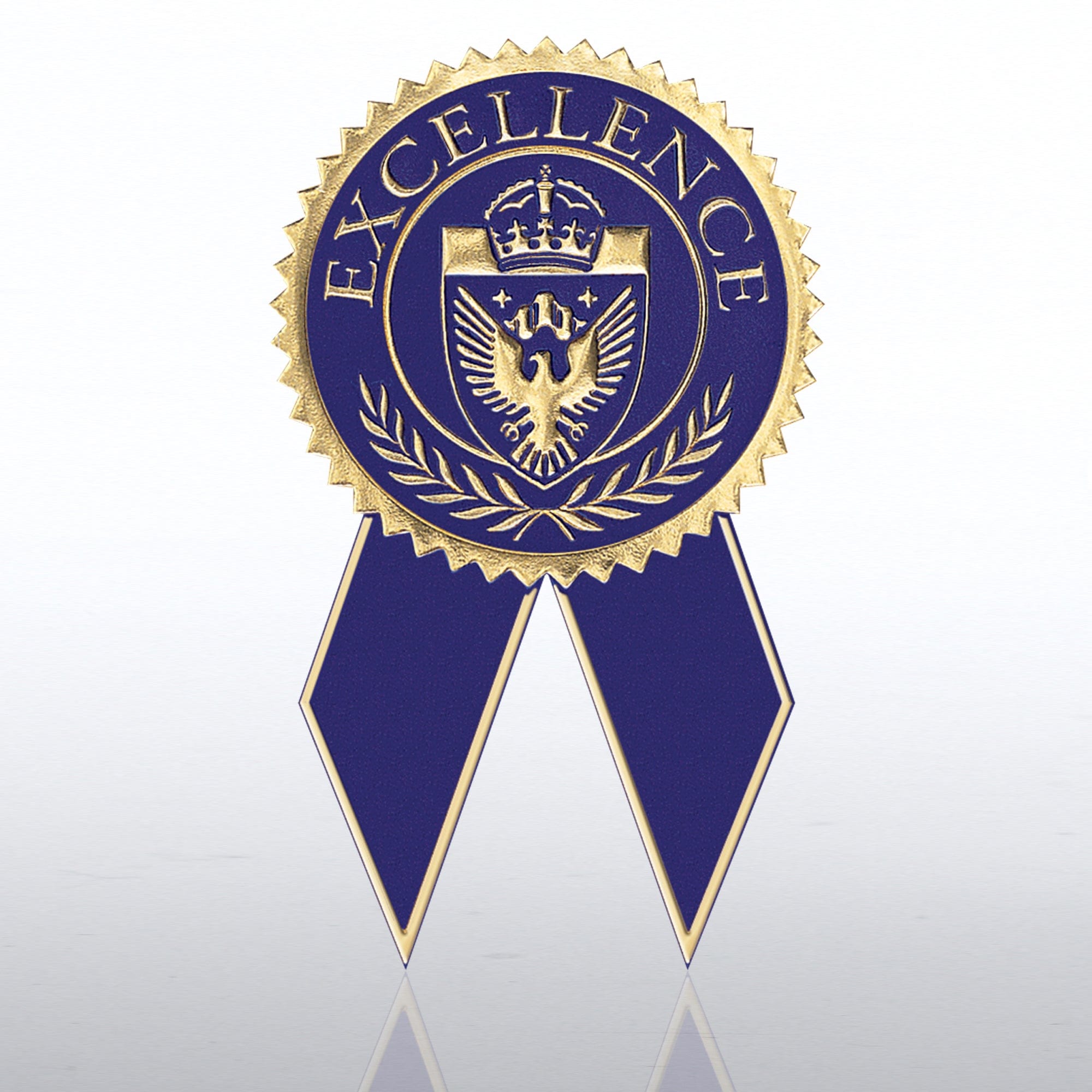 Certificate Seal with Ribbon - Excellence - Blue/Gold – Baudville