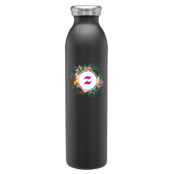 Custom: Posh Stainless Steel Water Bottle Gray