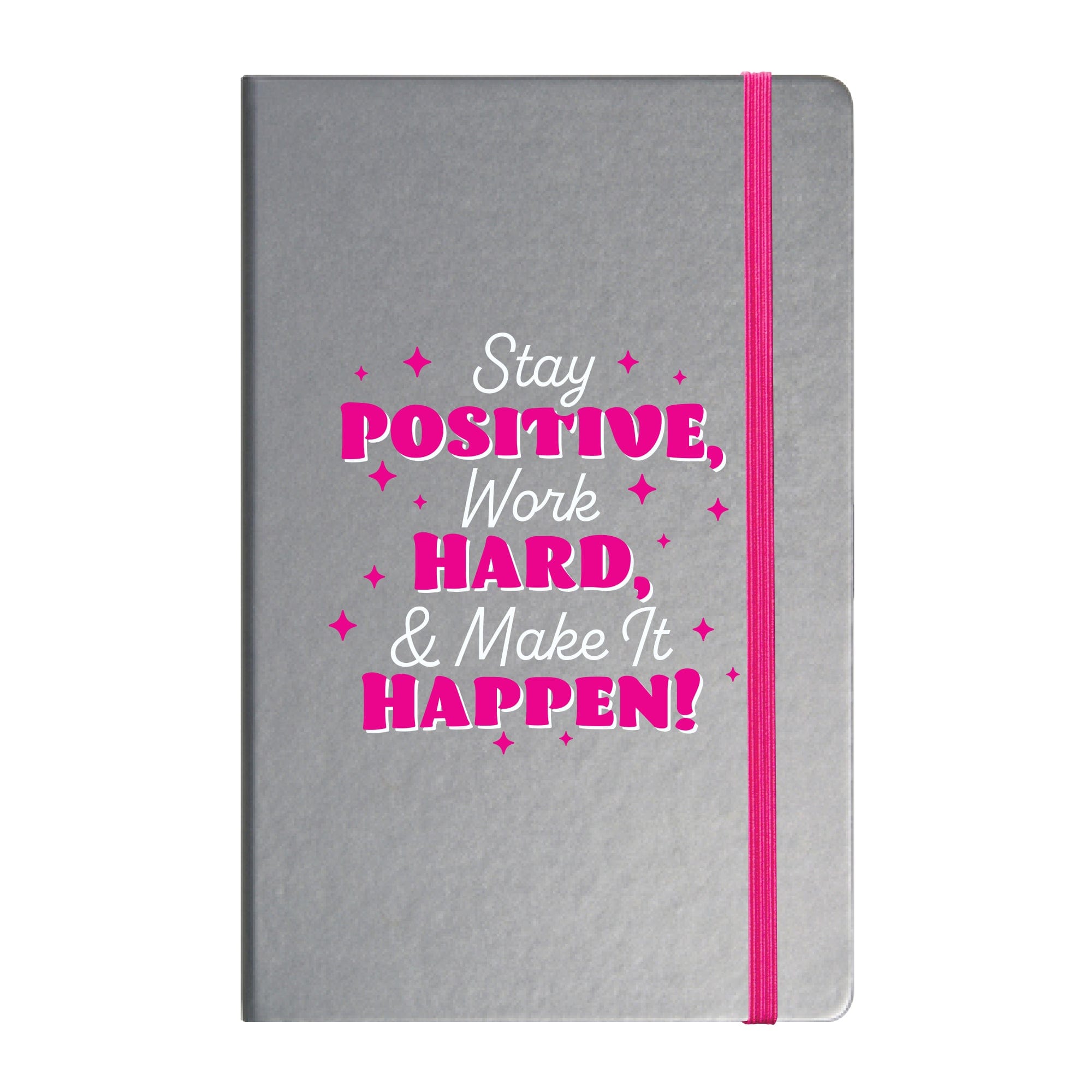 Set for Success Journal with Pink Strap - Stay Positive