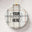 Custom: Holiday Wood Ornament - Gray Plaid
