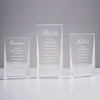 Acrylic Wedge Engraved Trophy - Small