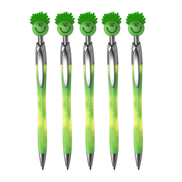 5pk - Goofy Guy Mood Pen - Green